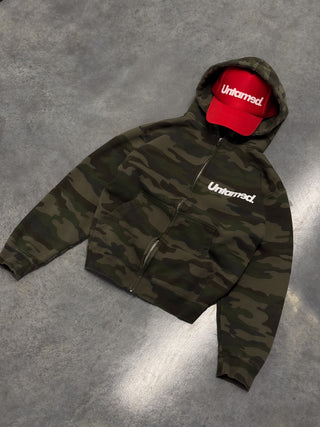 CAMO ZIP HOODIE