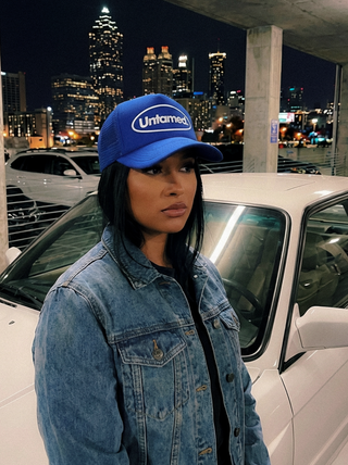 BLUE ECLIPSE TRUCKER HAT