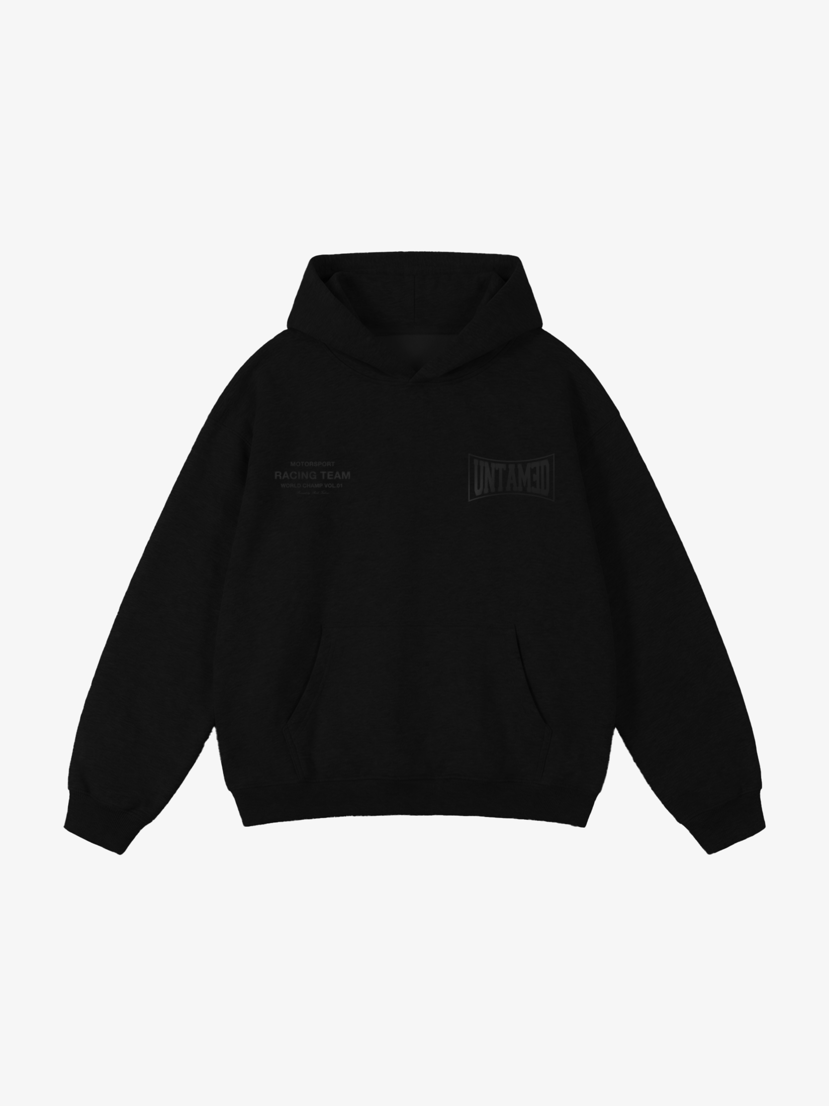 MOTORSPORT VOL.01 HOODIE [BLACKOUT]