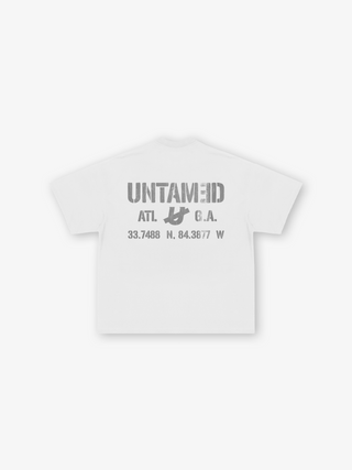 UNTAMED WHITE LOSTFOREVER TEE