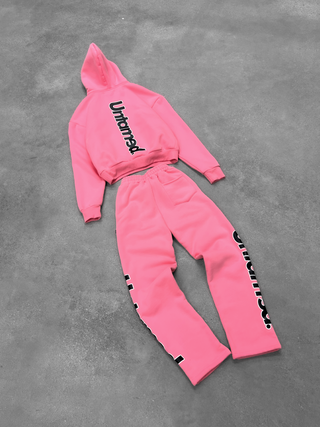 OUTLINE HOODIE PINK