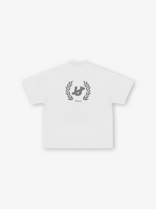 UNTAMED WHITE WREATH TEE