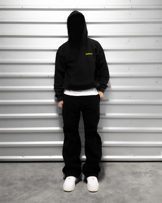 BLACK & YELLOW HOODIE