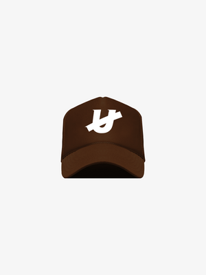 BROWN TRUCKER HAT