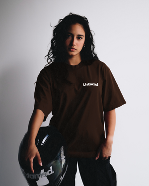 BROWN M TEE