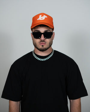 ORANGE TRUCKER HAT