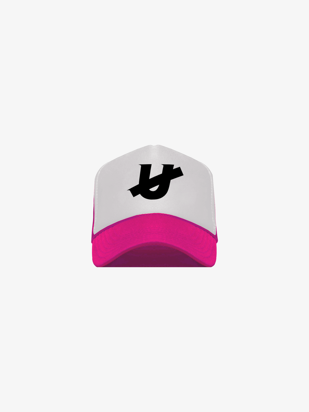 PNK/WHTE U TRUCKER HAT