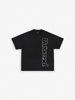 UNTAMED VERTICAL BLACK V2 TEE