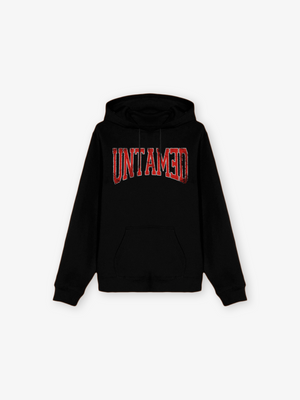 UNTAMED BLACK UNIVERSITY HOODIE