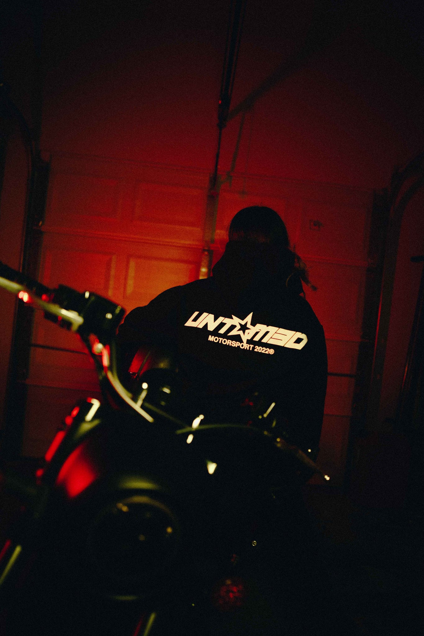 UNTAMED BLACK MOTORSPORT HOODIE
