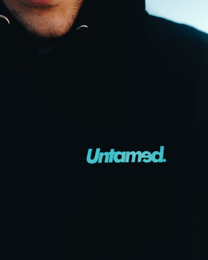 Untamed Teal Print Hoodie