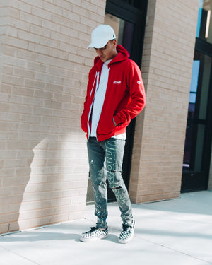Untamed Red World Champ Zip Hoodie