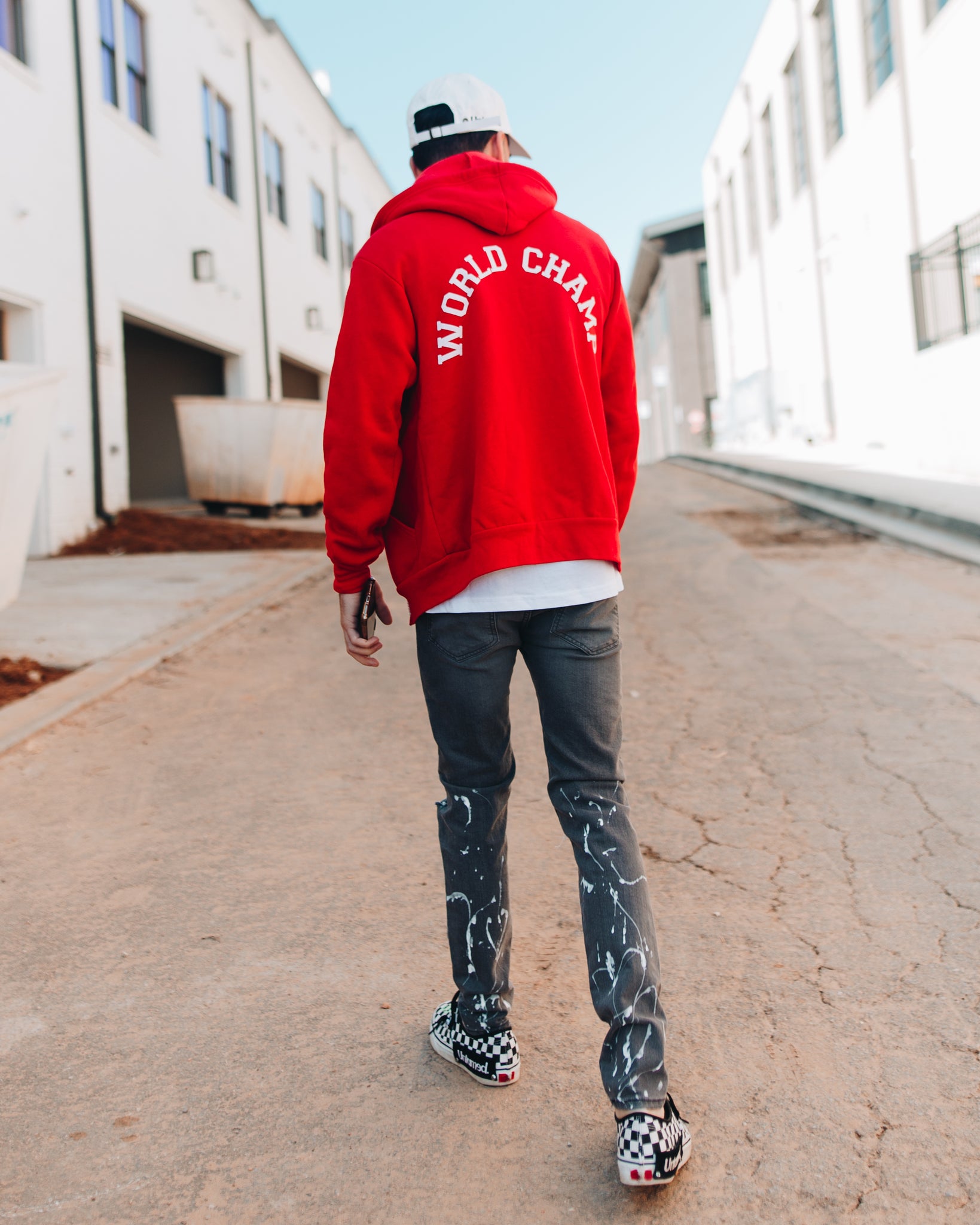 Untamed Red World Champ Zip Hoodie