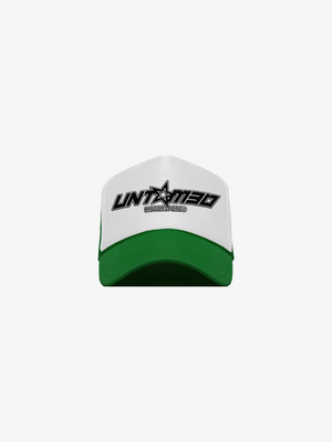Untamed Motorsport Green/Wht Trucker Hat