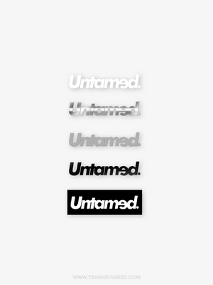 UNTAMED BLACK 8" DIE CUT