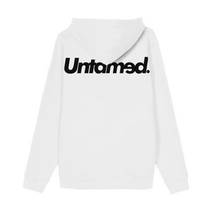 Untamed White Zip Hoodie