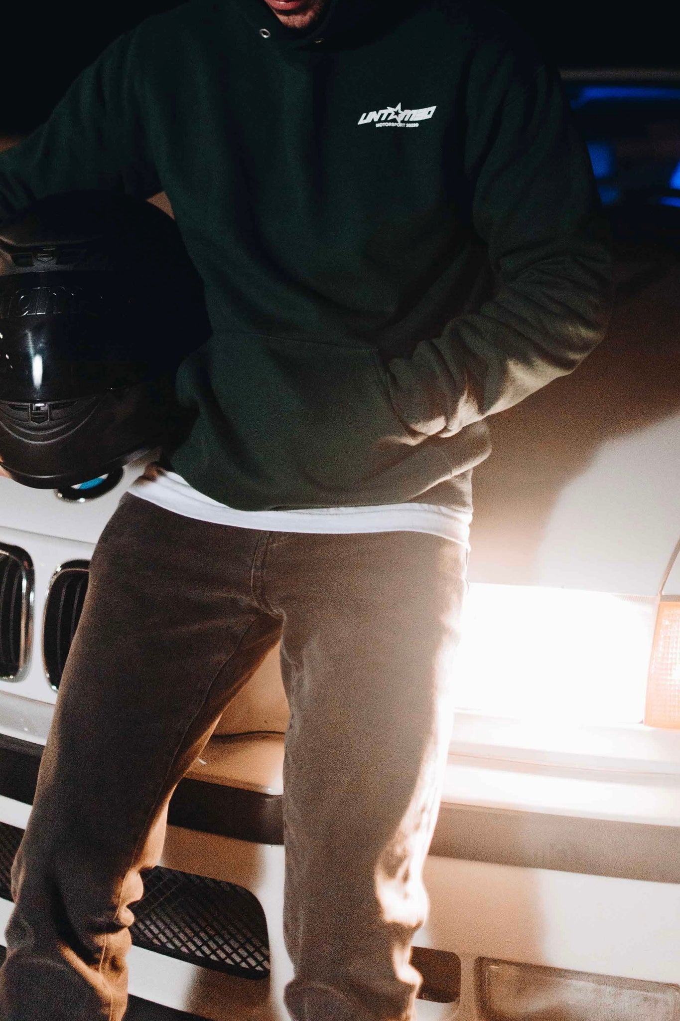 UNTAMED FOREST GREEN MOTORSPORT HOODIE
