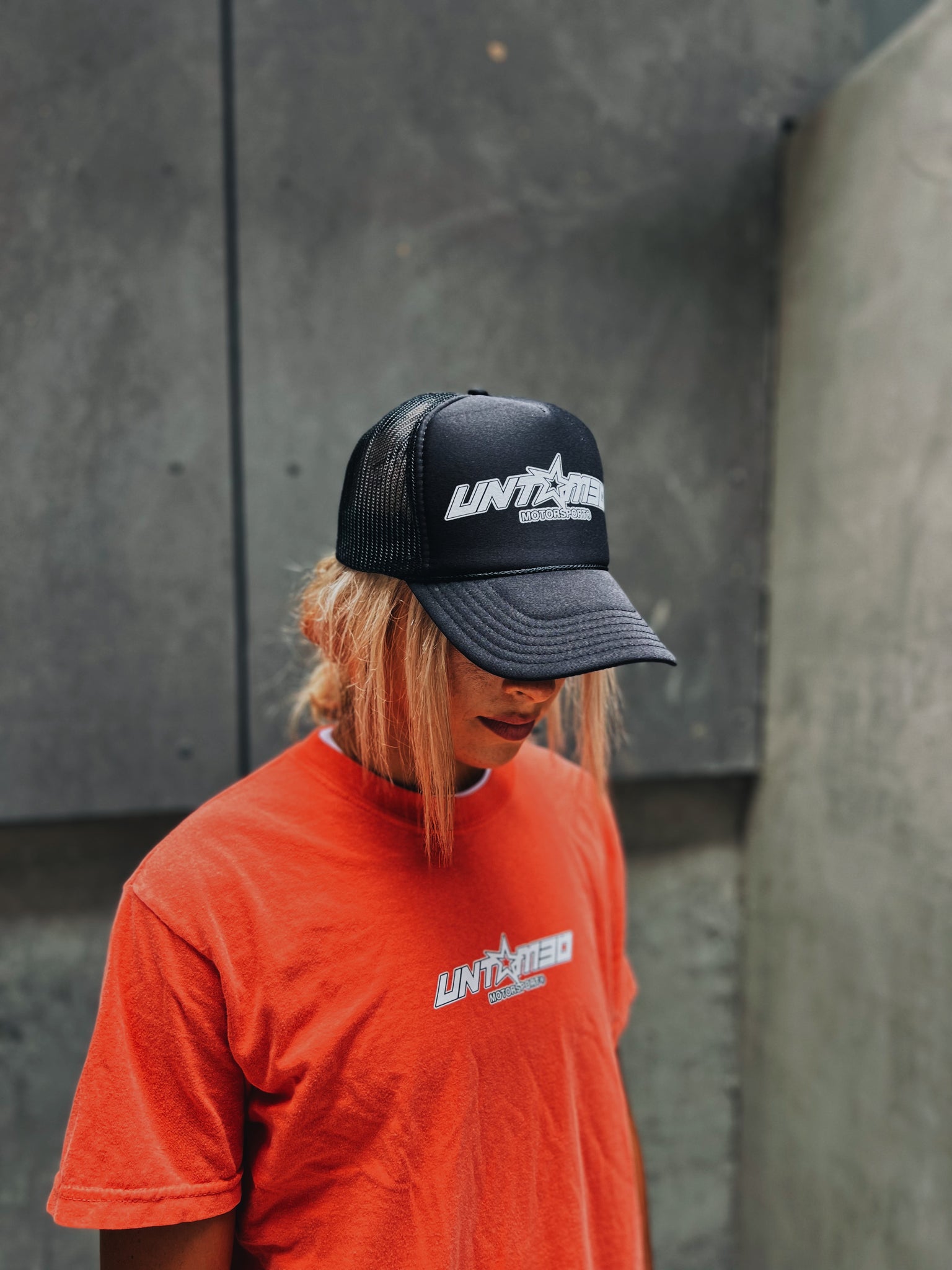 Untamed Motorsport Black Trucker Hat